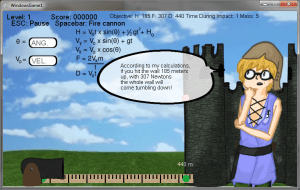 We introduced problems by the main character exposing the critical flaw in each castle.